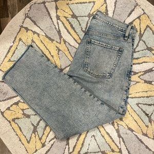 Old Navy sky hi straight leg jeans